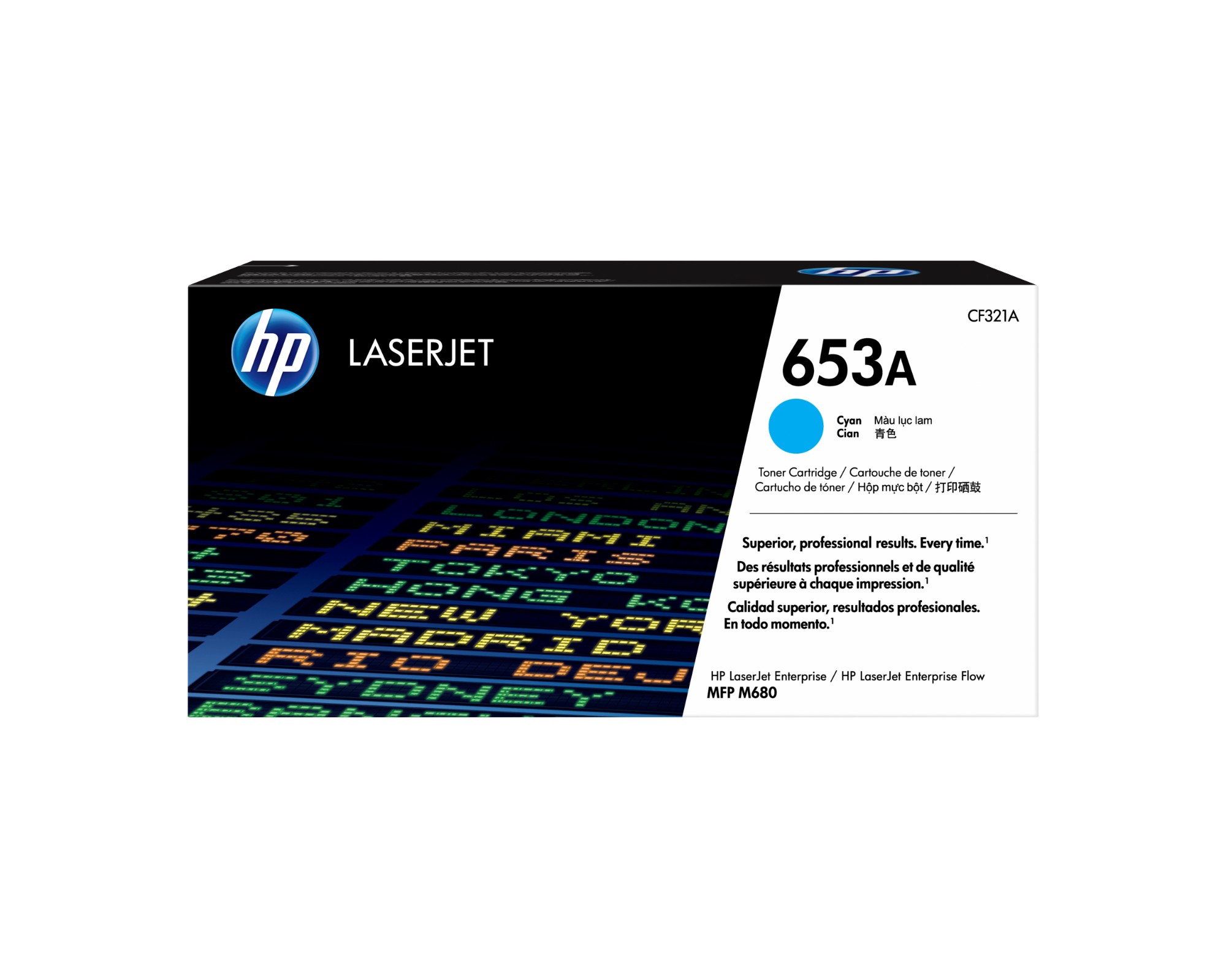 HP CF321A/653A Toner cartridge cyan, 16.5K pages ISO/IEC 19798 for HP Color LaserJet M 680