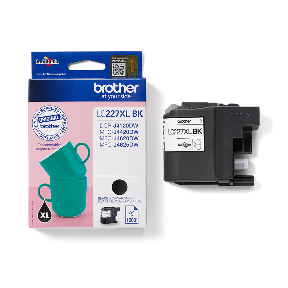 Brother LC-227XLBK Ink cartridge black, 1.2K pages ISO/IEC 24711 25ml for Brother MFC-J 4420