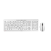CHERRY Stream Desktop toetsenbord Inclusief muis Kantoor RF Draadloos QWERTY Amerikaans Engels Grijs