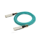 Aruba 100G QSFP28 TO QSFP28 15M AOC PL-NV fiber optic cable 590.6" (15 m) Mint color