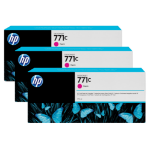 HP 771C magenta DesignJet inktcartridges, 775 ml, 3-pack