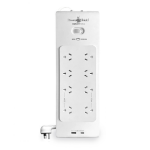 PowerShield ZapGuard 8 Way White 8 AC outlet(s) 240 V 1.2 m