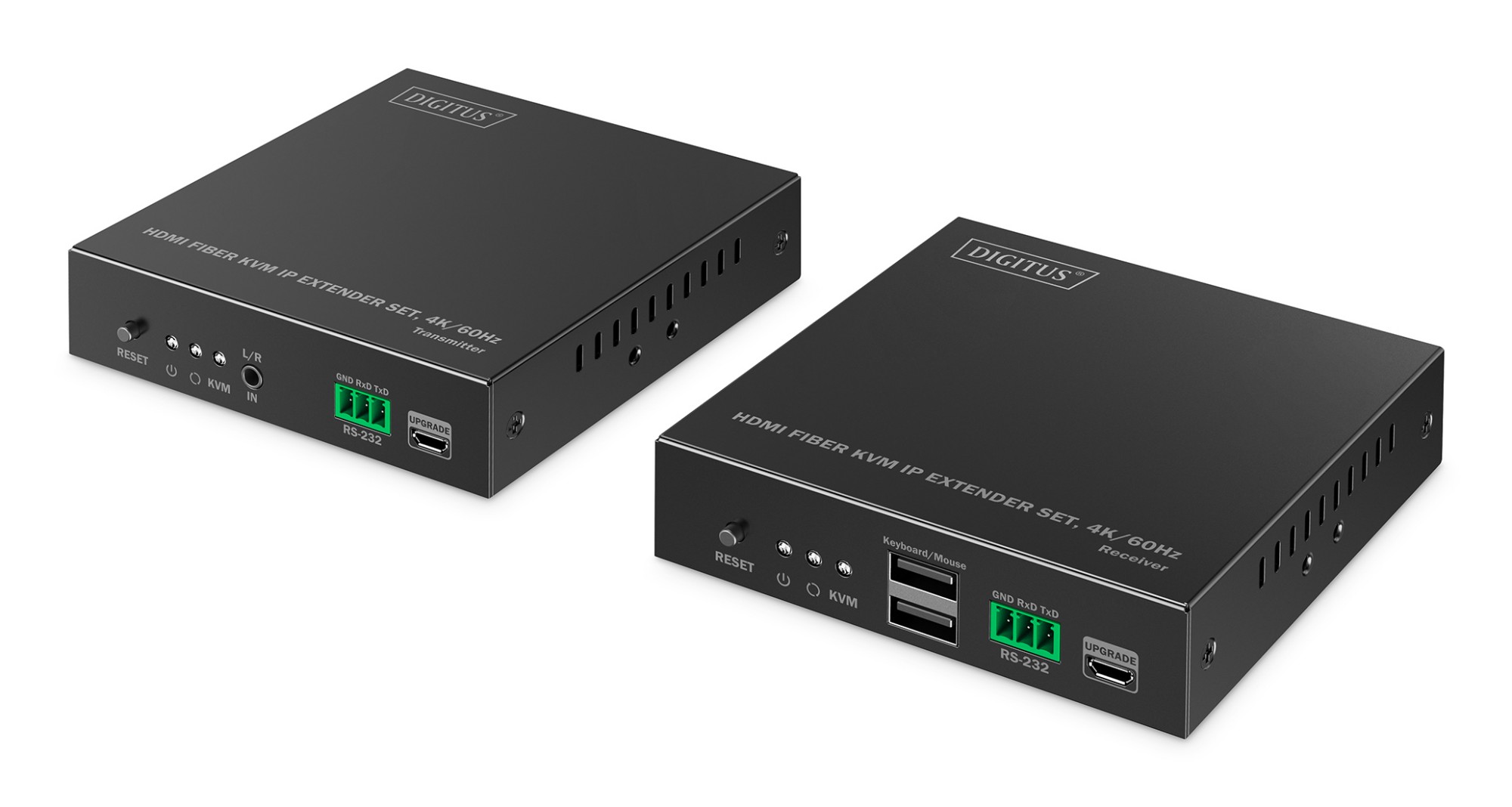 Digitus HDMI Fiber KVM IP Extender Set, 4K/60Hz