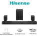 Hisense AX5125H Black 5.1.2 channels 500 W