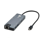 Siig JU-H30F11-S1 notebook dock/port replicator Wired Mini DisplayPort Gray