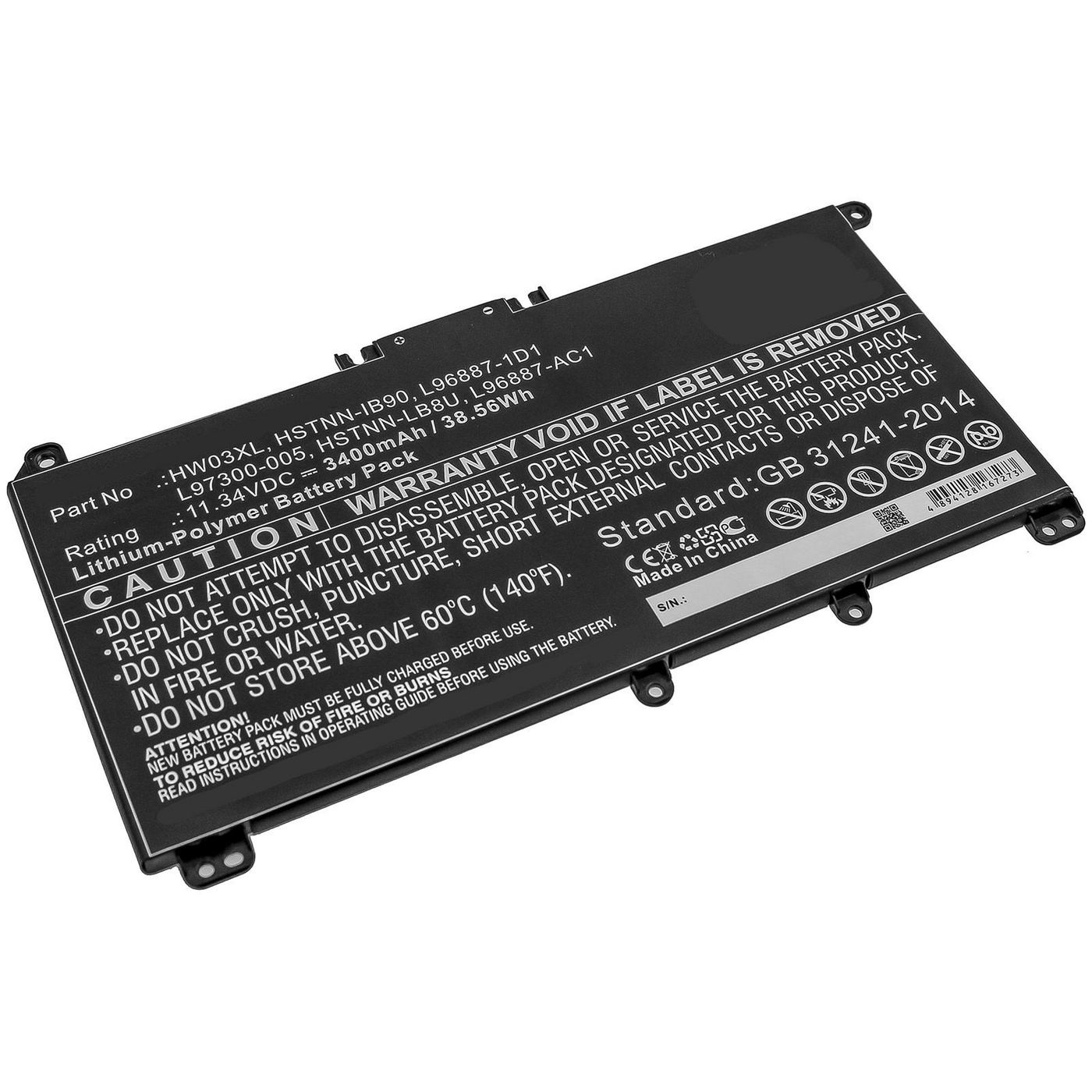 Image of CoreParts MBXHP-BA0282 notebook spare part Battery