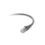 Belkin Cat.6a Patch Cable, 1 x RJ-45 Male, 1 x RJ-45 Male, 10ft, Grey networking cable 3 m