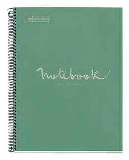 Miquelrius ECO Emotions writing notebook A4 80 sheets Green