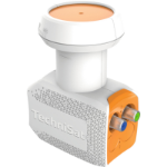 TechniSat UNIX Twin LNB low noise block downconverter (LNB) Oranje, Wit