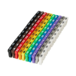 Microconnect MC-CABLEMARKER cable marker Black, Blue, Brown, Green, Grey, Orange, Red, Violet, White, Yellow 100 pc(s)