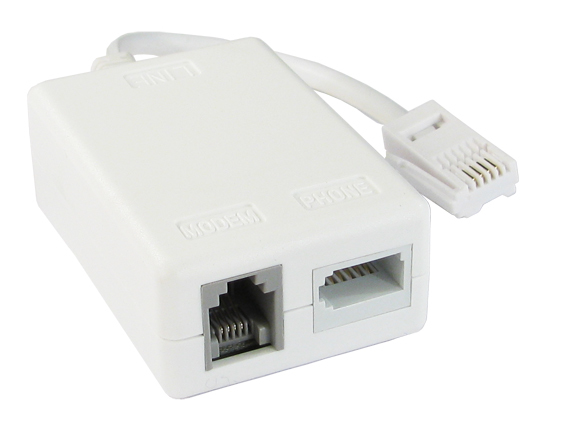 Photos - Cable (video, audio, USB) Cables Direct BT-820 telephone splitter White 
