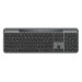 Logitech Signature Slim Solar+ K980 keyboard Universal RF Wireless + Bluetooth QWERTZ German Graphite