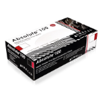 AURELIA Absolute 100 Black Nitrile PF Large Gloves Box Of 100