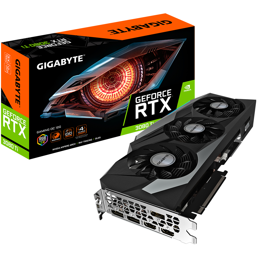Image of Gigabyte GAMING GeForce RTX 3080 Ti OC 12G NVIDIA 12 GB GDDR6X
