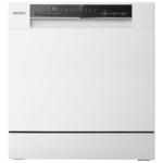 electriQ XL Mini Table Top Dishwasher - White