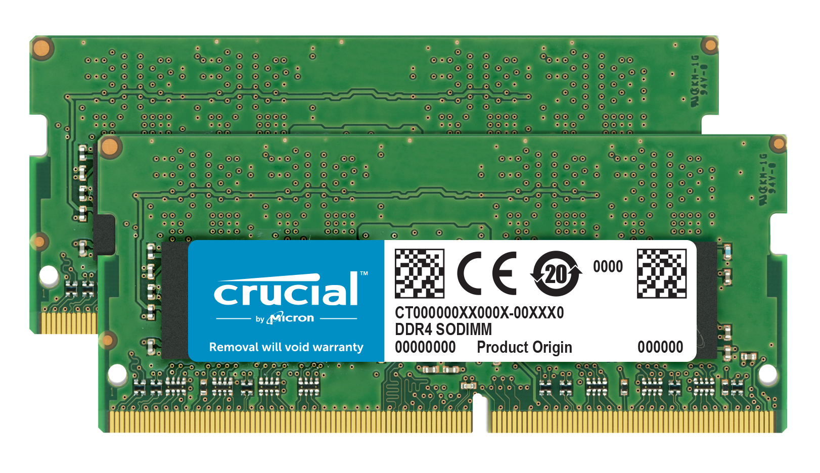 Image of Crucial 2x16GB DDR4 memory module 32 GB 2400 MHz
