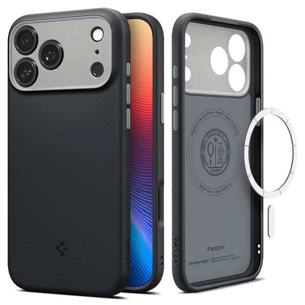 Spigen ACS10328 mobile phone case 16 cm (6.3") Cover Black