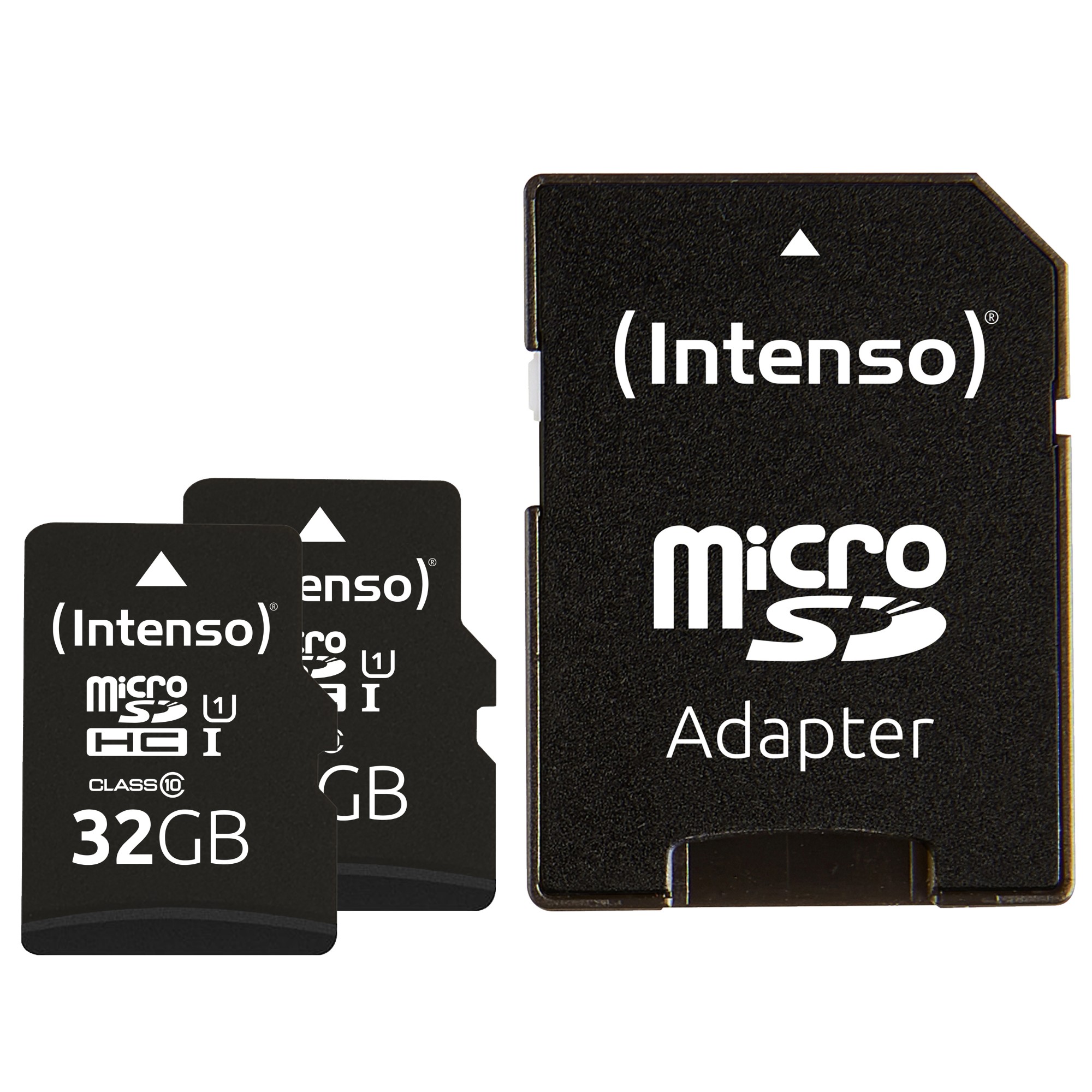 2 x 32GB Intenso Premium UHS-1 Micro SD Card + adapter thumbnail