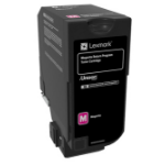 Lexmark 74C00MG toner cartridge 1 pc(s) Original Magenta