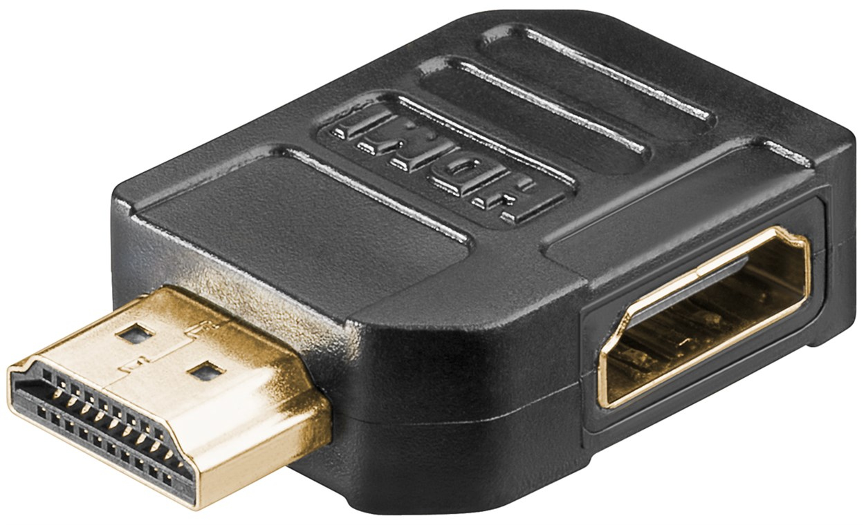 Image of Goobay HDMI Adapter, gold-plated, Black