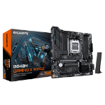 GIGABYTE B840M GAMING X WIFI6E Motherboard - AMD Ryzen 9000 CPUs, 8+2+2 Phases VRM, up to 8200MHz DDR5(O.C), 2xPCIe 4.0 M.2, Wi-Fi 6E, 2.5GbE LAN, USB 3.2 Gen 1