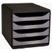 Exacompta 310438D office drawer unit Black