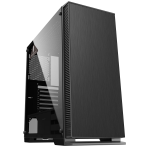 GAMEMAX Knight Black ATX Glass Side Panel Rainbow RGB 3pin hub inc (no fans)