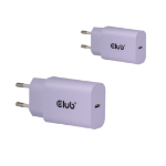 CLUB3D 2-Pack USB C Charger 30 Watt Whit