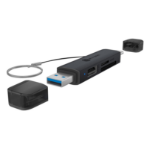 ICY BOX 3-in-1 Card Reader via USB Type-A & USB Type-C Interface