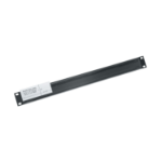 Middle Atlantic 1 RU Flanged Blank Rack Panel, Aluminum with ID Strip