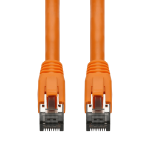 AddOn Networks ADD-1FCAT8-OE networking cable Orange 0.3 m Cat8 S/FTP (S-STP)