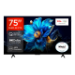 TCL 75P7K-UK TV 190.5 cm (75") 4K Ultra HD Smart TV Wi-Fi Metallic 350 cd/m²