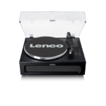 Lenco LS-430BK audio turntable Belt-drive audio turntable Black