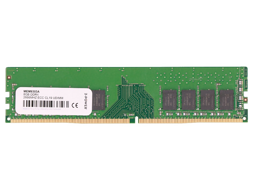 2-Power 2P-KTD-PN426E/8G memory module 8 GB 1 x 8 GB DDR4 2666 MHz ECC