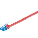 Microconnect V-UTP6A005R-FLAT netwerkkabel Rood 0,5 m Cat6a U/UTP (UTP)