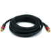 Monoprice 2682 coaxial cable RG-6/U 144.1" (3.66 m) RCA Black