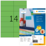 HERMA 4559 self-adhesive label Rectangle Green 1400 pc(s)