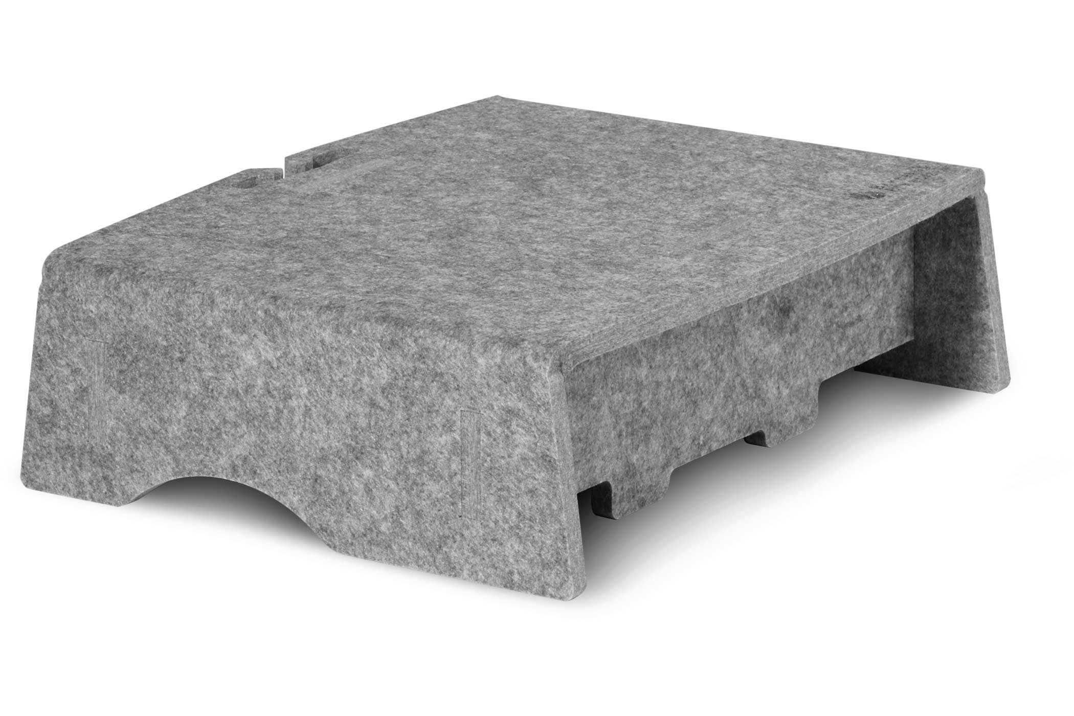 Image of BakkerElkhuizen Q-Riser 90 Circular 76.2 cm (30") Grey Desk