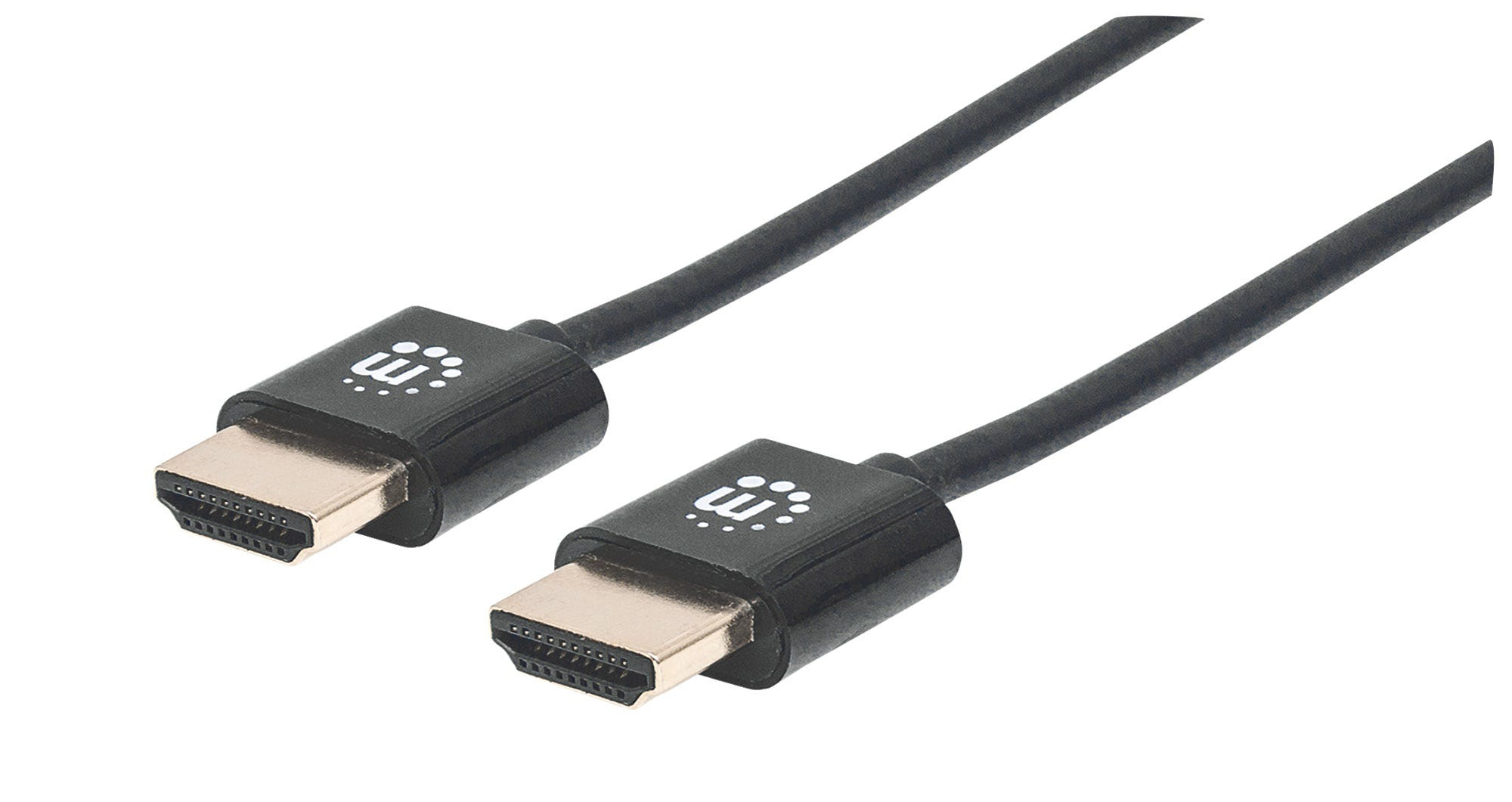 Photos - Cable (video, audio, USB) MANHATTAN HDMI Cable with Ethernet , 4K@60Hz (Premium High 394 (Ultra Thin)
