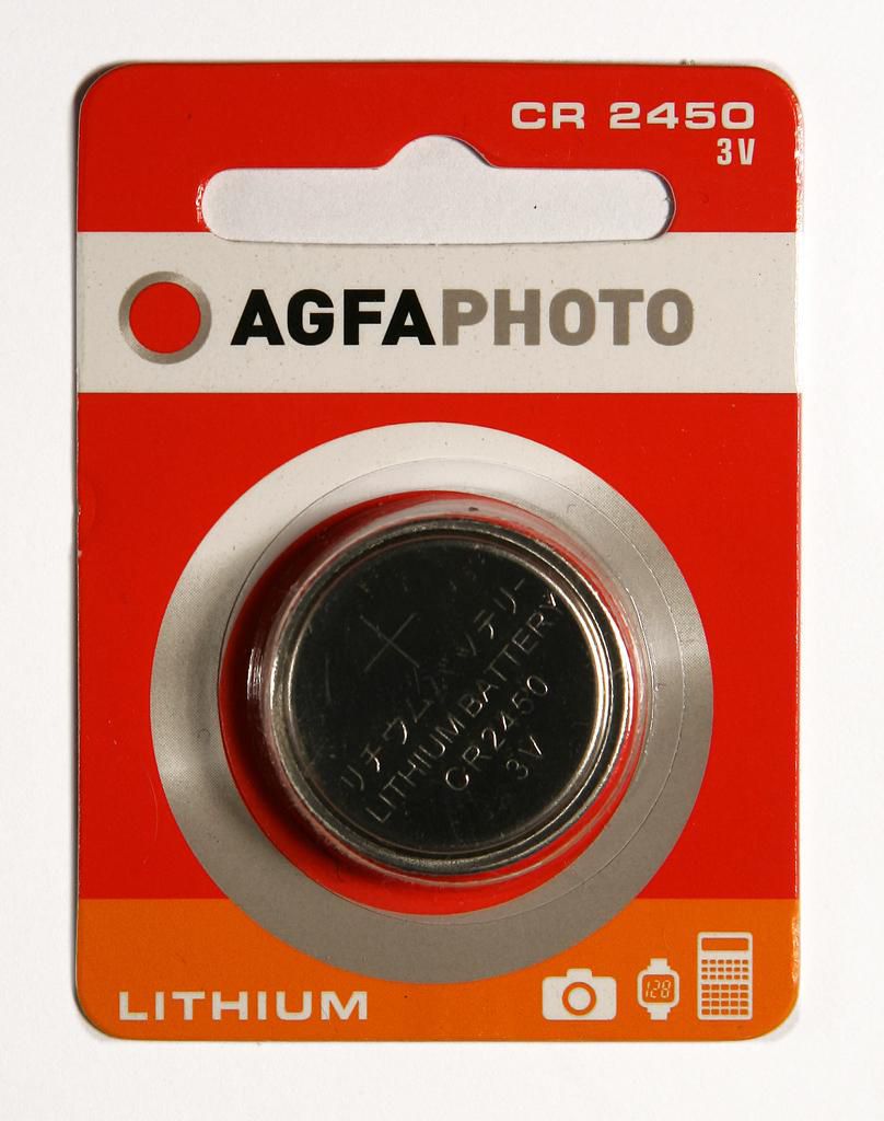 Image of AgfaPhoto Batterie Knopfzelle CR2450 3.0V Lithium 1St. - Battery -...