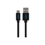 Maplin USB-A 2.0 to Micro USB-B Male Cable - Black - 3m