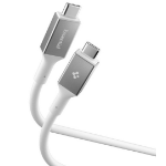Spigen Essential EB24012CC USB-kabel USB4 Gen 3x2 1,2 m USB C 40 Gbit/s 240 W Wit