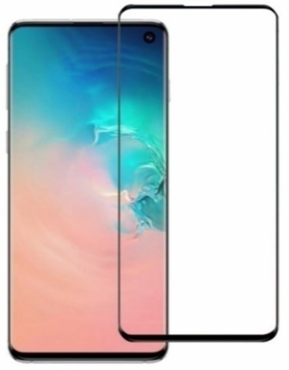 JLC Samsung S10 3D Tempered Glass Screen Protector - Black Edge