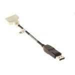 HP 662723-001 video cable adapter DisplayPort DVI-D Black