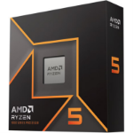 AMD Ryzen 5 9600X with Radeon Graphics, 6 Core AM5 Processor, 12 Threads, 3.9Ghz up to 5.4Ghz Turbo, 32MB Cache, 65W, No Fan