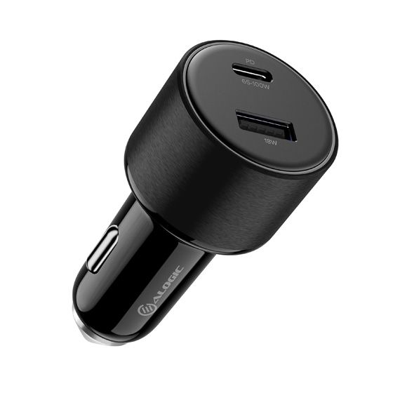 Image of ALOGIC Rapid Power 100W Car Charger 1 X USB-C & 1 X USB-A port...