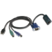 Vertiv Avocent DSAVIQ-PS2M cable para video, teclado y ratón (kvm) Negro