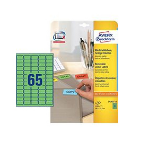 Avery L4792-20 self-adhesive label Green 1300 pc(s)