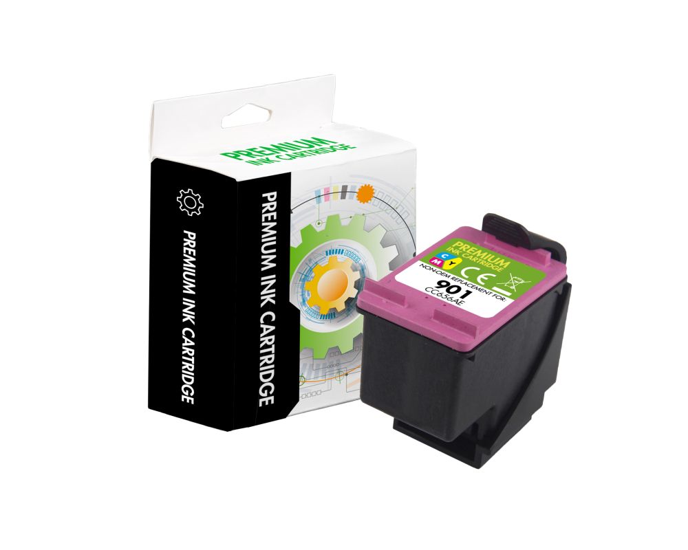 Refilled HP 901 Colour Ink Cartridge