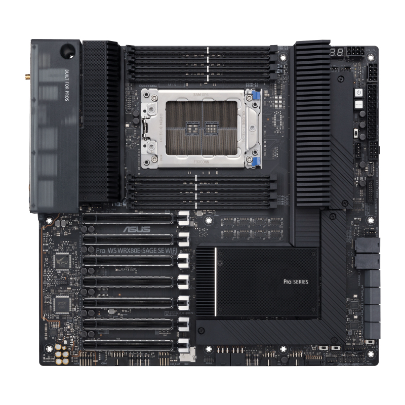 Image of ASUS WRX80E-SAGE SE WIFI AMD WRX80 Socket SP3 Extended ATX